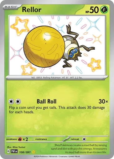 Rellor 108/091 Paldean Fates