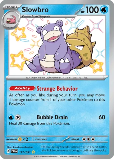 Slowbro 117/091 Paldean Fates