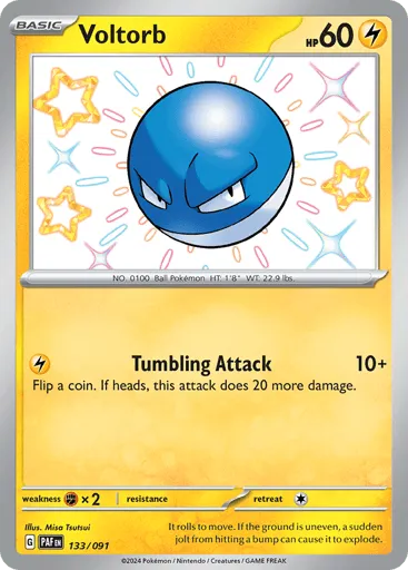 Voltorb 133/091 Paldean Fates