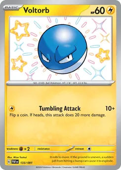 Voltorb 133/091 Paldean Fates