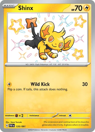 Shinx 135/091 Paldean Fates