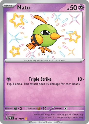 Natu 151/091 Paldean Fates