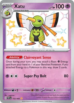 Xatu 152/091 Paldean Fates