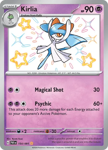Kirlia 154/091 Paldean Fates