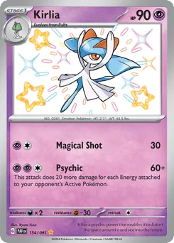 Kirlia 154/091 Paldean Fates