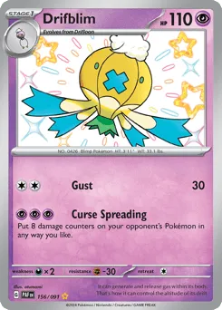 Drifblim 156/091 Paldean Fates
