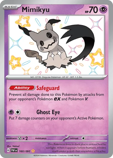 Mimikyu 160/091 Paldean Fates