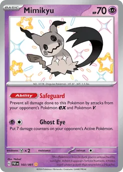 Mimikyu 160/091 Paldean Fates