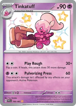 Tinkatuff 166/091 Paldean Fates
