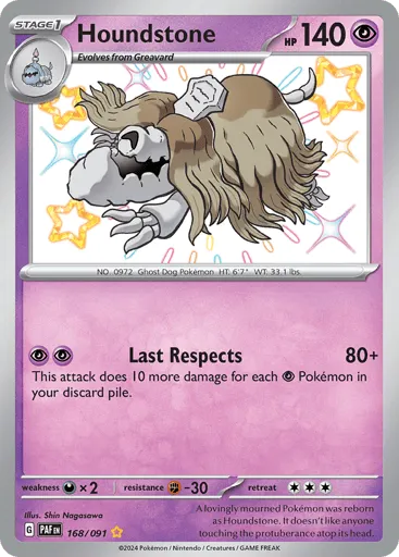 Houndstone 168/091 Paldean Fates