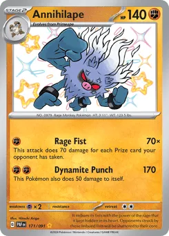Annihilape 171/091 Paldean Fates