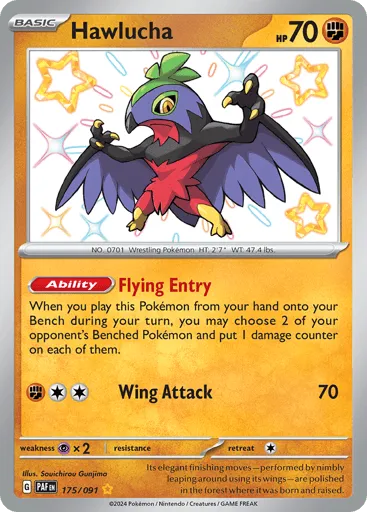 Hawlucha 175/091 Paldean Fates