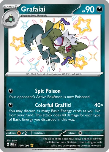 Grafaiai 190/091 Paldean Fates