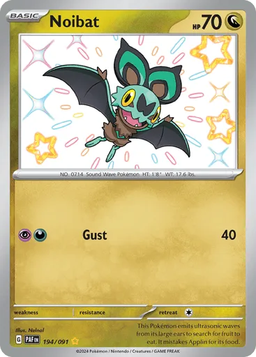 Noibat 194/091 Paldean Fates