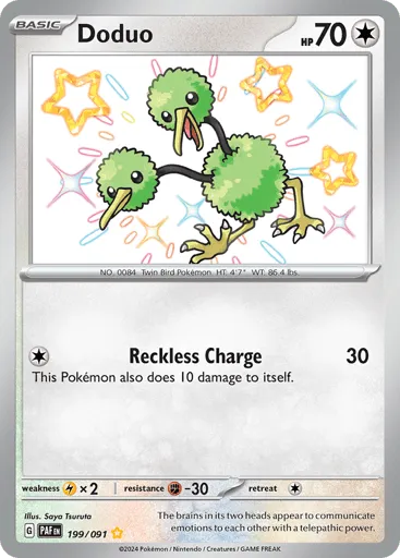 Doduo 199/091 Paldean Fates