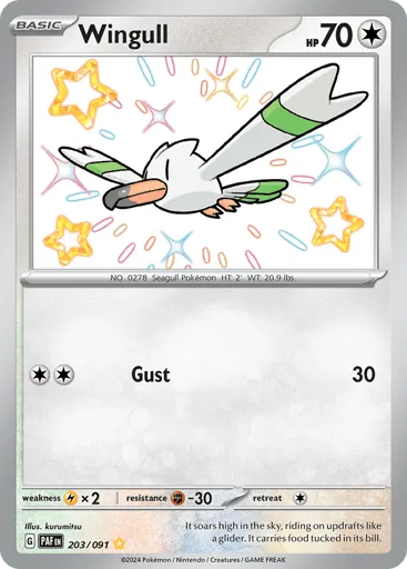 Wingull 203/091 Paldean Fates