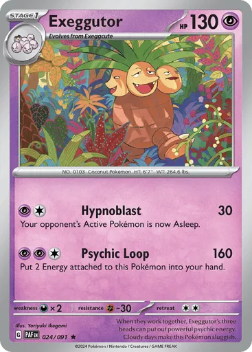 Exeggutor 024/091 Paldean Fates