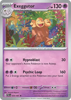 Exeggutor 024/091 Paldean Fates