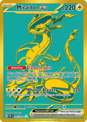 Miraidon ex 243/091 Paldean Fates