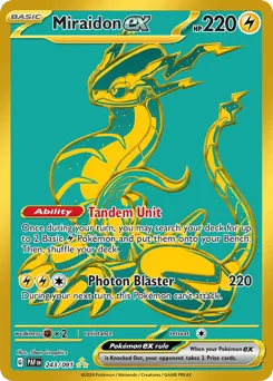 Miraidon ex 243/091 Paldean Fates