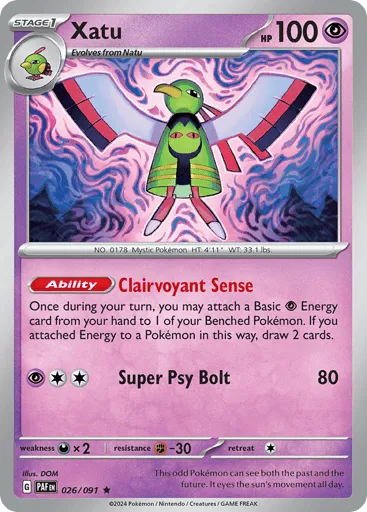 Xatu 026/091 Paldean Fates