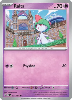Ralts 027/091 Paldean Fates
