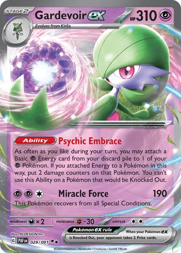Gardevoir ex 029/091 Paldean Fates
