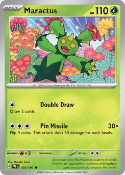 Maractus 003/091 Paldean Fates