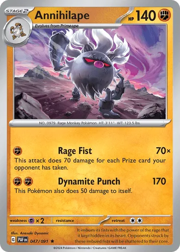 Annihilape 047/091 Paldean Fates