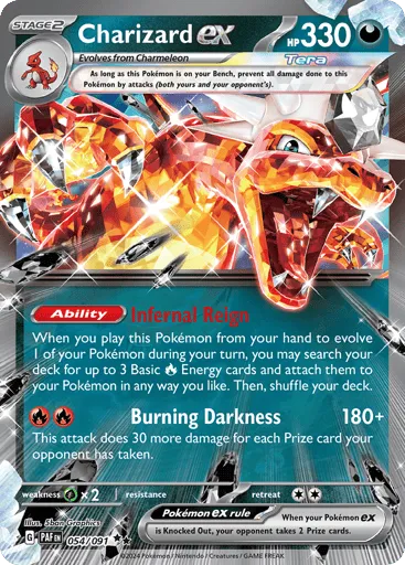 Charizard ex 054/091 Paldean Fates