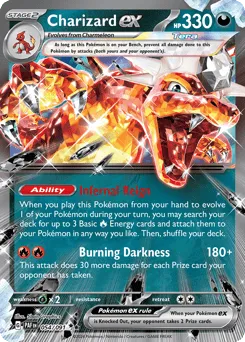 Charizard ex 054/091 Paldean Fates