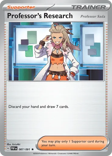 Professor's Research 087/091 Paldean Fates