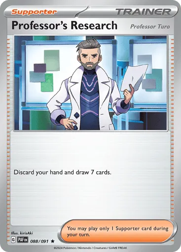 Professor's Research 088/091 Paldean Fates