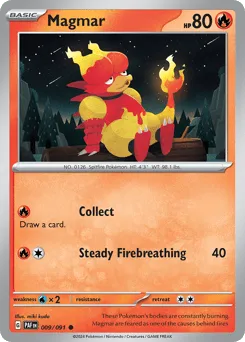 Magmar 009/091 Paldean Fates
