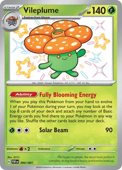 Vileplume 094/091 Paldean Fates