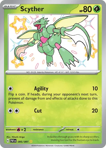 Scyther 095/091 Paldean Fates