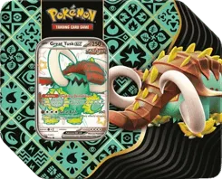 Paldean Fates Tin - Great Tusk ex