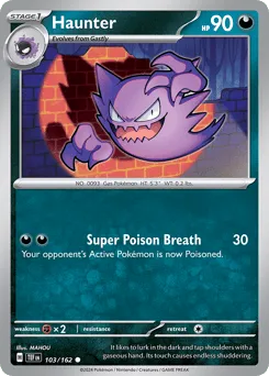 Haunter 103/162 Temporal Forces