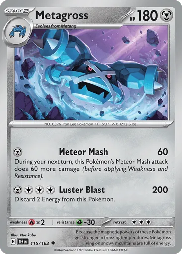 Metagross 115/162 Temporal Forces