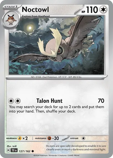 Noctowl 127/162 Temporal Forces