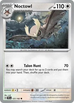 Noctowl 127/162 Temporal Forces
