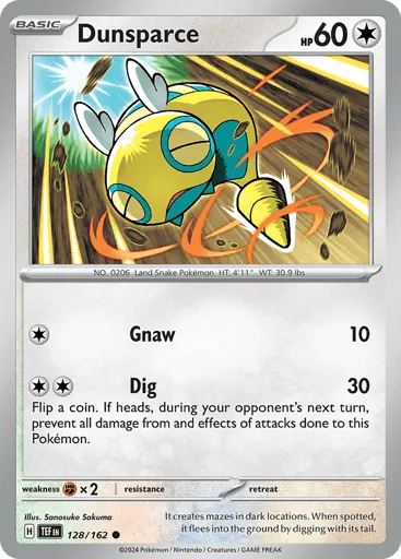 Dunsparce 128/162 Temporal Forces