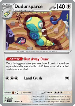 Dudunsparce 129/162 Temporal Forces