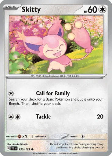 Skitty 130/162 Temporal Forces