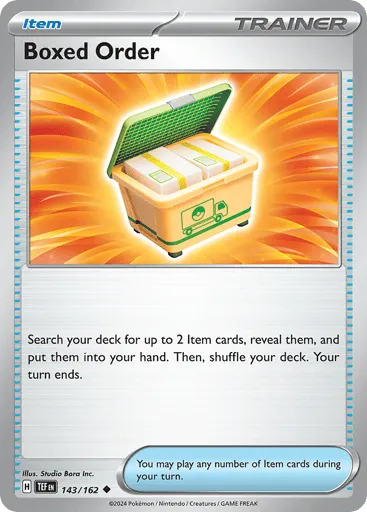 Boxed Order 143/162 Temporal Forces
