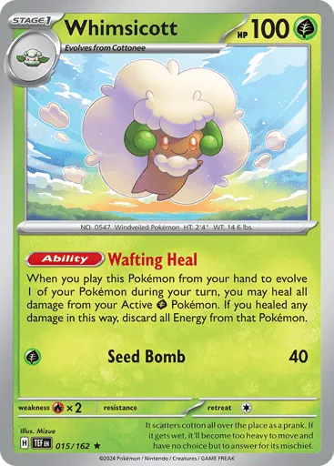 Whimsicott 015/162 Temporal Forces