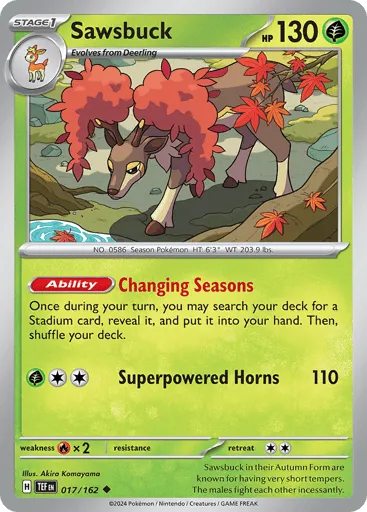 Sawsbuck 017/162 Temporal Forces