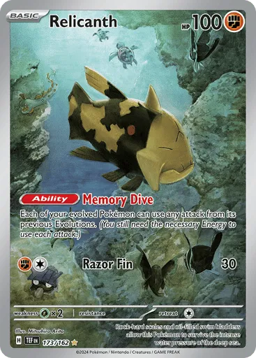 Relicanth 173/162 Temporal Forces