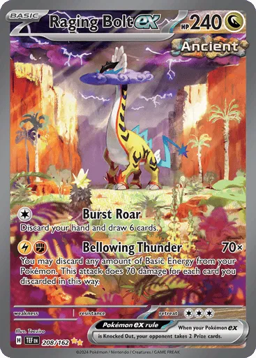Raging Bolt ex 208/162 Temporal Forces
