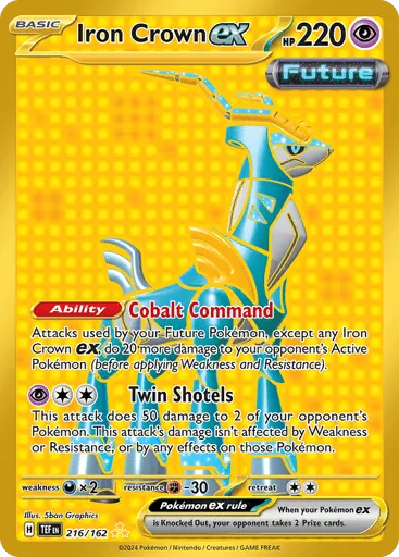 Iron Crown ex 216/162 Temporal Forces